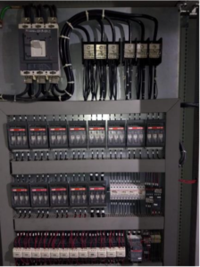 Tablero de potencia slitter de 12 ejes